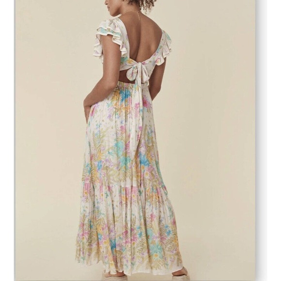 Spell & the Gypsy Collective Lei Lei Frill Gown Maxi Dress XXL NWT - Picture 2 of 8